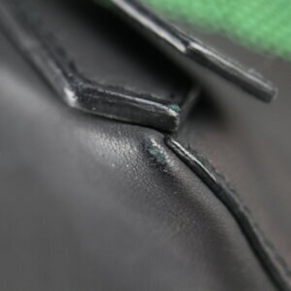 BALENCIAGA Traveler Shoulder Backpack Daypack leather green black - Picture 6 of 9